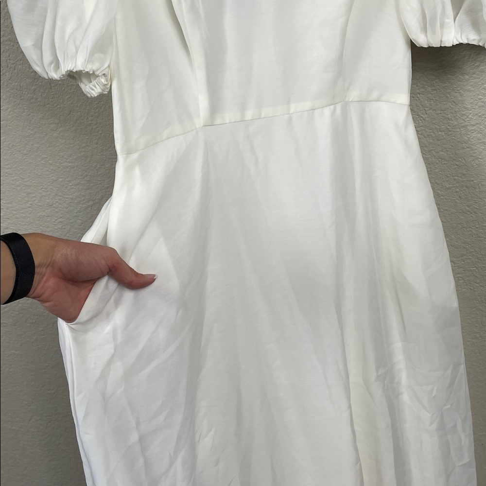 Mestiza New York Faye Sample Dress Ivory White Sample Bohemian Sz 6 - Picture 5 of 13